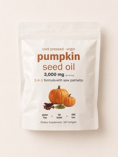 Pumpkin seed oil - oil, 3000mg,