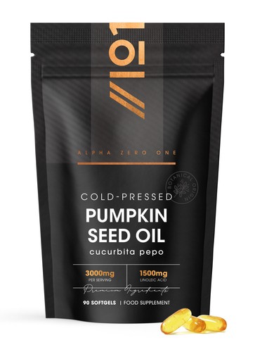 Pumpkin seed oil 3000mg - seed, –