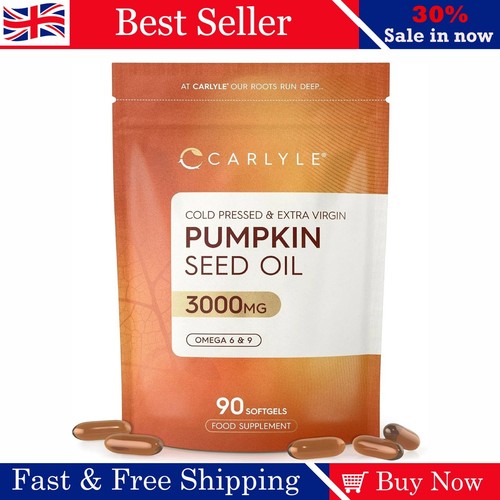 Pumpkin seed oil 3000mg 90 - oil, |
