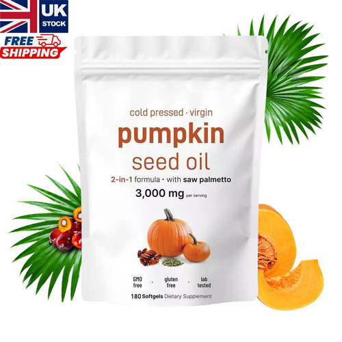 Pumpkin seed oil 3000mg 180 - oil,