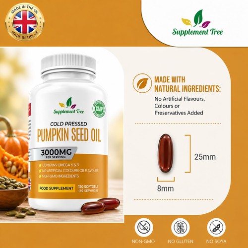 Pumpkin seed oil - pumpkin, capsules