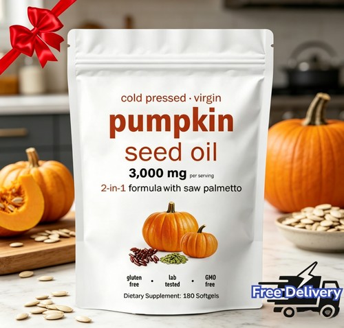 Pumpkin seed oil 3000mg saw - 3000mg,